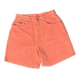 Vintage Calvin Klein Coral Women’s Denim Shorts